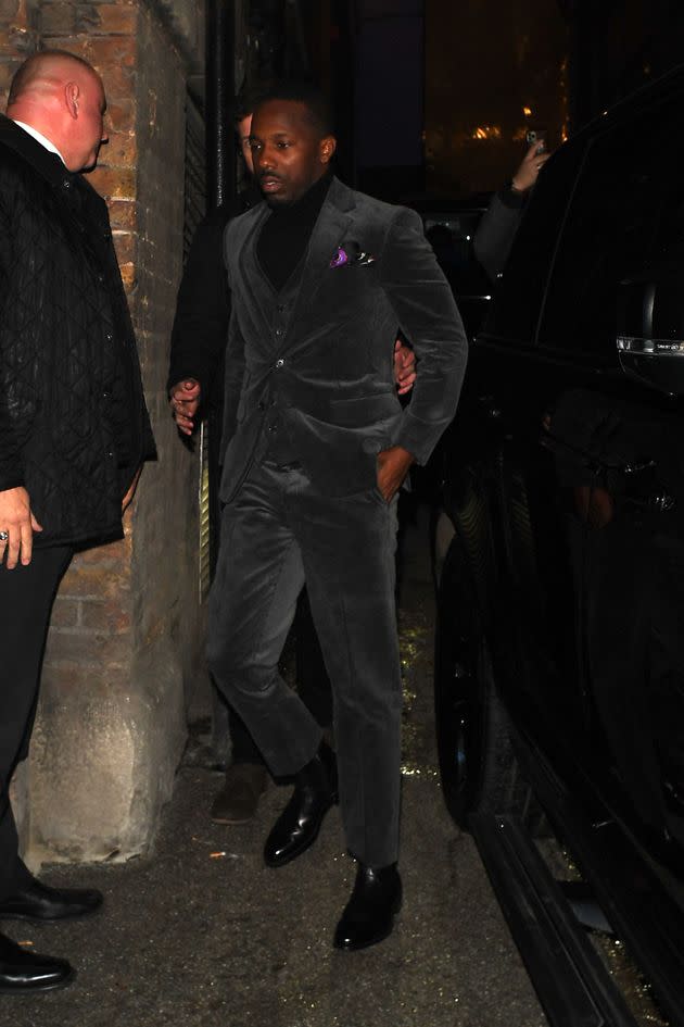 Rich Paul leaving Adele's An Audience With... special last year (Photo: Beretta/Sims/Shutterstock)