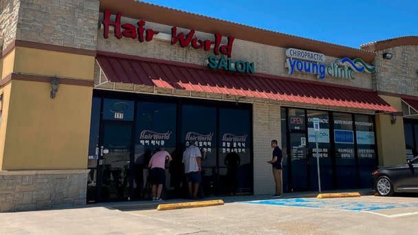 PHOTO: In this May 12, 2022, file photo, Hair World Salon is shown in Dallas. (Jamie Stengle/AP, FILE)