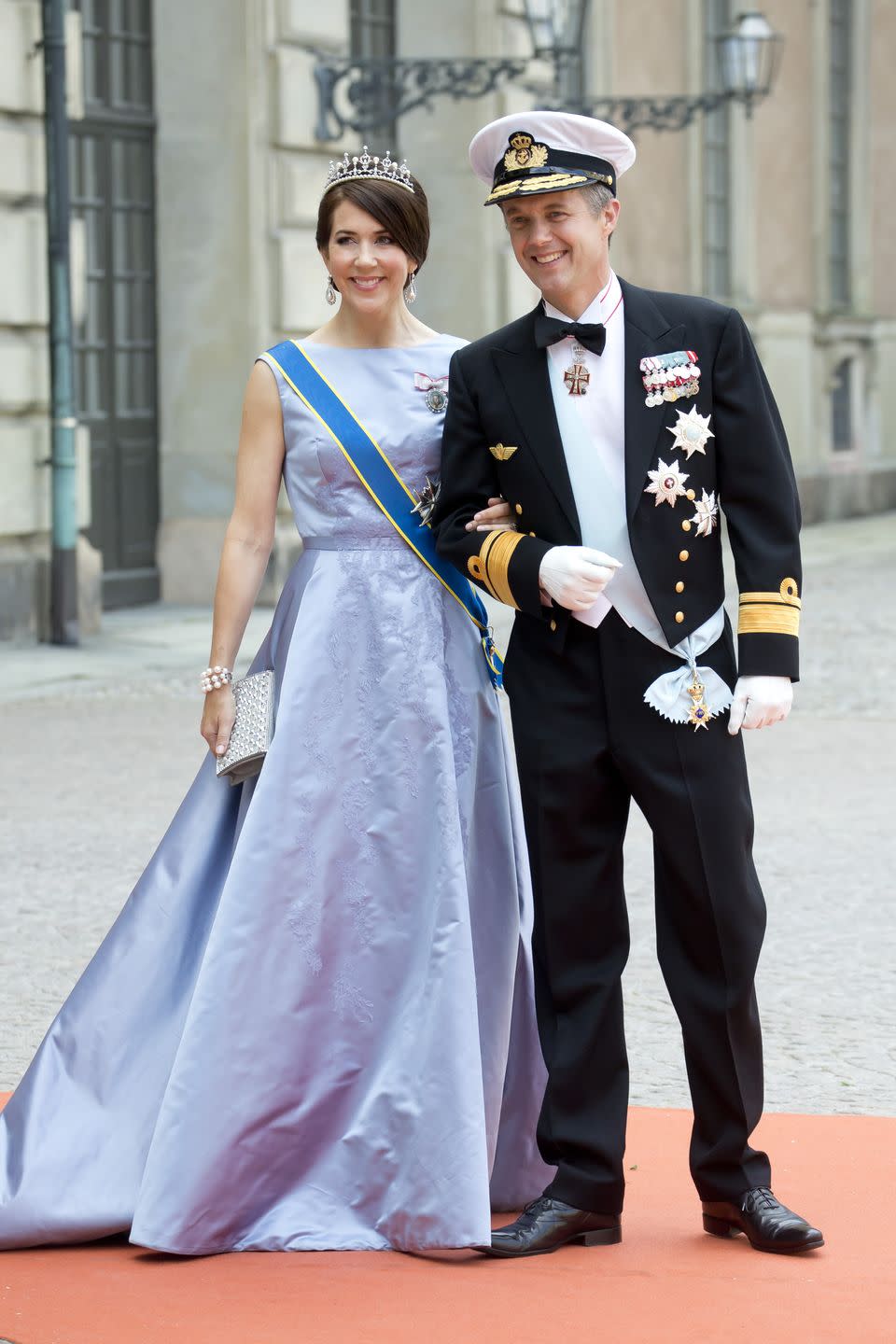 princess mary at swedish wedding