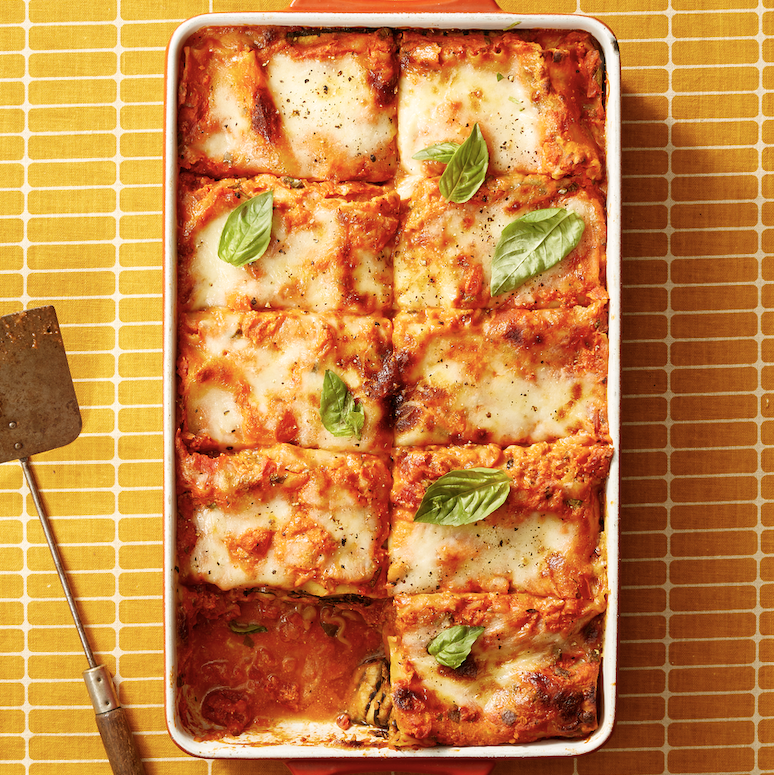 Grilled Vegetable Lasagna with Ricotta-Tomato Sauce