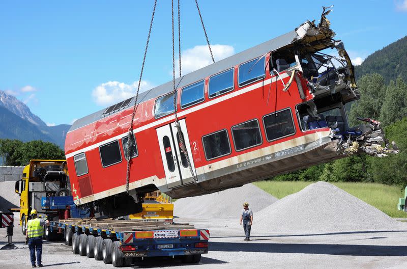 Five casualties after a regional train derailed near Garmisch-Partenkirchen