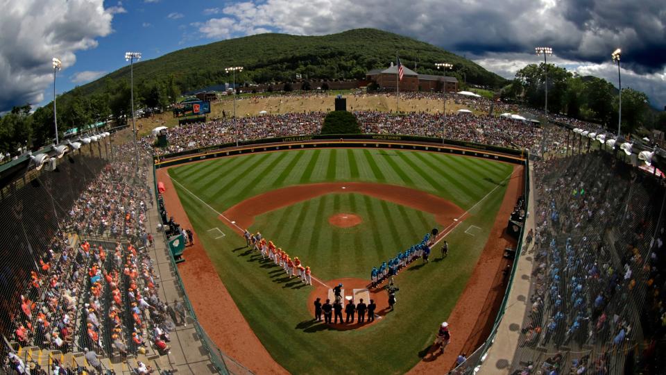 Little League baseball field