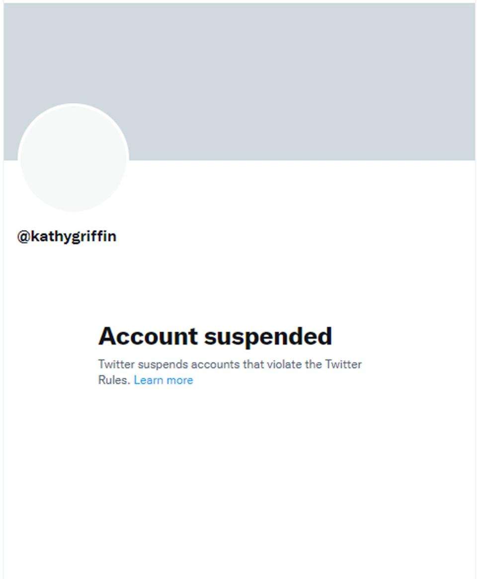 Kathy Griffin Suspended from Twitter After Impersonating New CEO Elon Musk