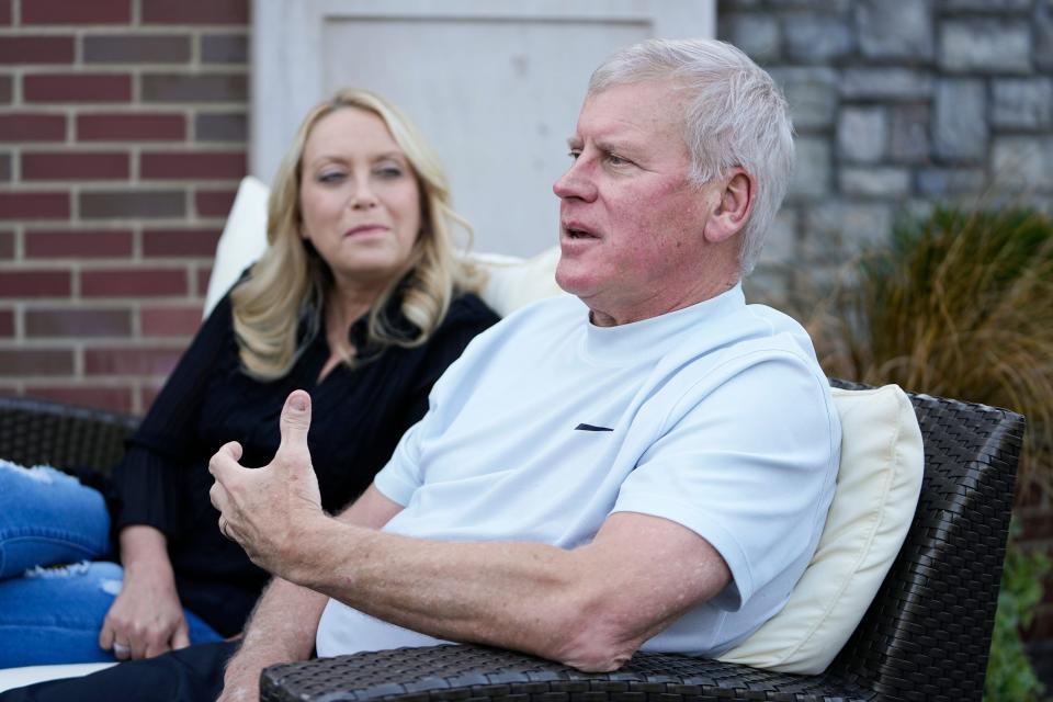 Robin and Jimmy Burrow, parents of Cincinnati Bengals quarterback Joe Burrow, discuss the future of the recently established Joe Burrow Foundation that they help Joe run.