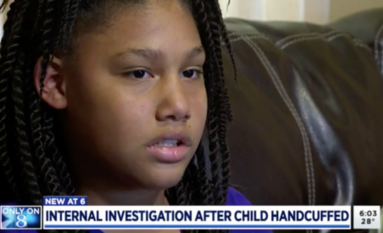 Police hold 11-year-old girl at gunpoint and handcuff her