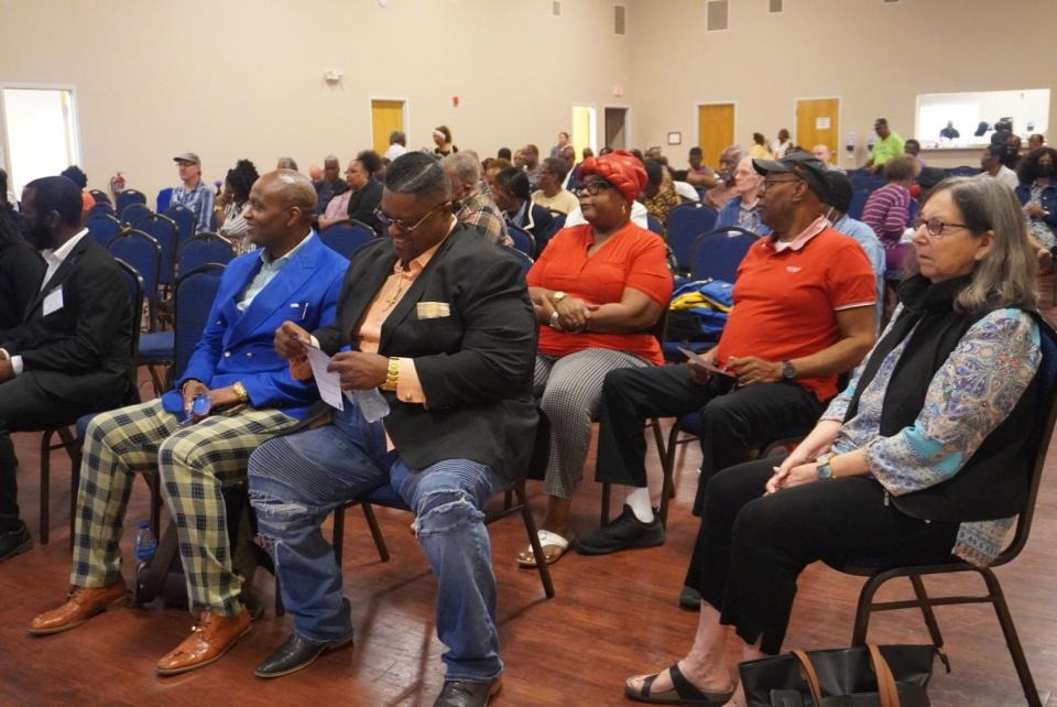 Hundreds of people attended the Power Over Colorectal Cancer Gathering for Men and Women on Saturday at Springhill Baptist Church at 120 SE Williston Road.
(Credit: Photo provided by Voleer Thomas)