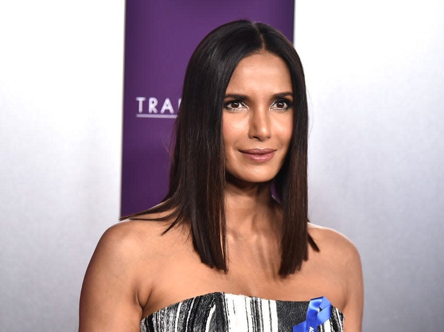 closeup headshot of padma lakshmi