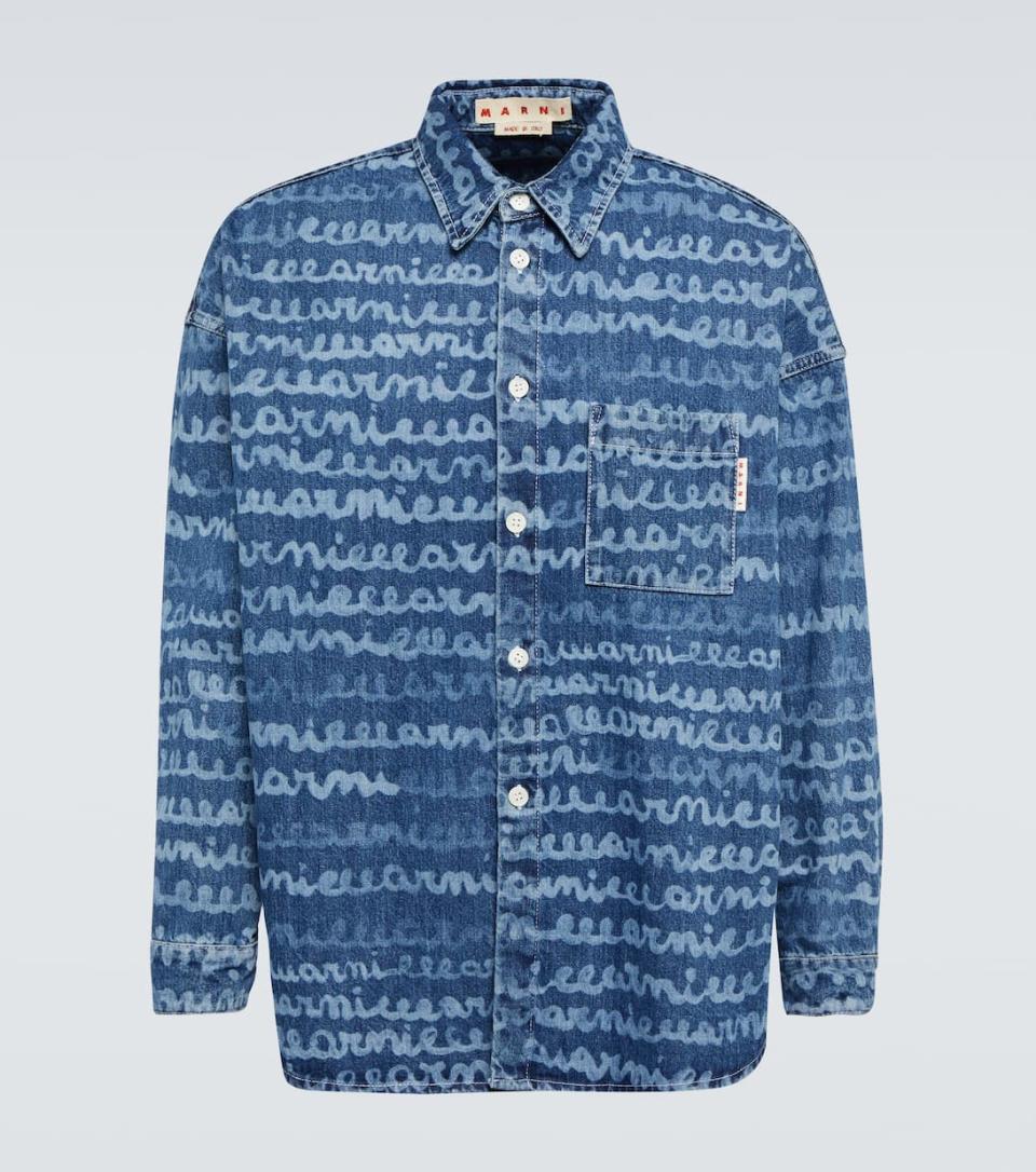 <p><a href="https://go.redirectingat.com?id=74968X1596630&url=https%3A%2F%2Fwww.mytheresa.com%2Fus%2Fen%2Fmen%2Fmarni-printed-denim-shirt-blue-p00758211&sref=https%3A%2F%2Fwww.esquire.com%2Fstyle%2Fmens-fashion%2Fg12274960%2Fbest-denim-shirts-men%2F" rel="nofollow noopener" target="_blank" data-ylk="slk:Shop Now;elm:context_link;itc:0;sec:content-canvas" class="link ">Shop Now</a></p><p>Printed Denim Shirt</p><p>$875.00</p><p>mytheresa.com</p>