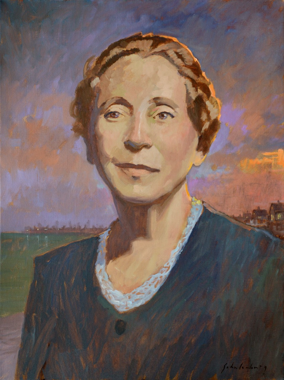 Paul Schulenberg's portrait of Provincetown arts patron Mary Heaton Vorse