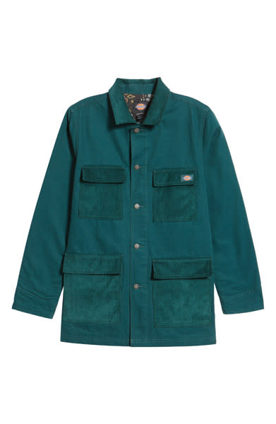 Dickies Reworked Corduroy Panel Chore Coat