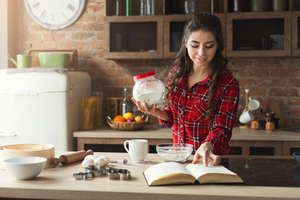 People are turning to baking in these coronavirus-laced times, but flour is hard to get. (Getty Images)