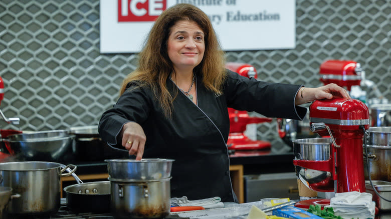 Alex Guarnaschelli cooks a meal