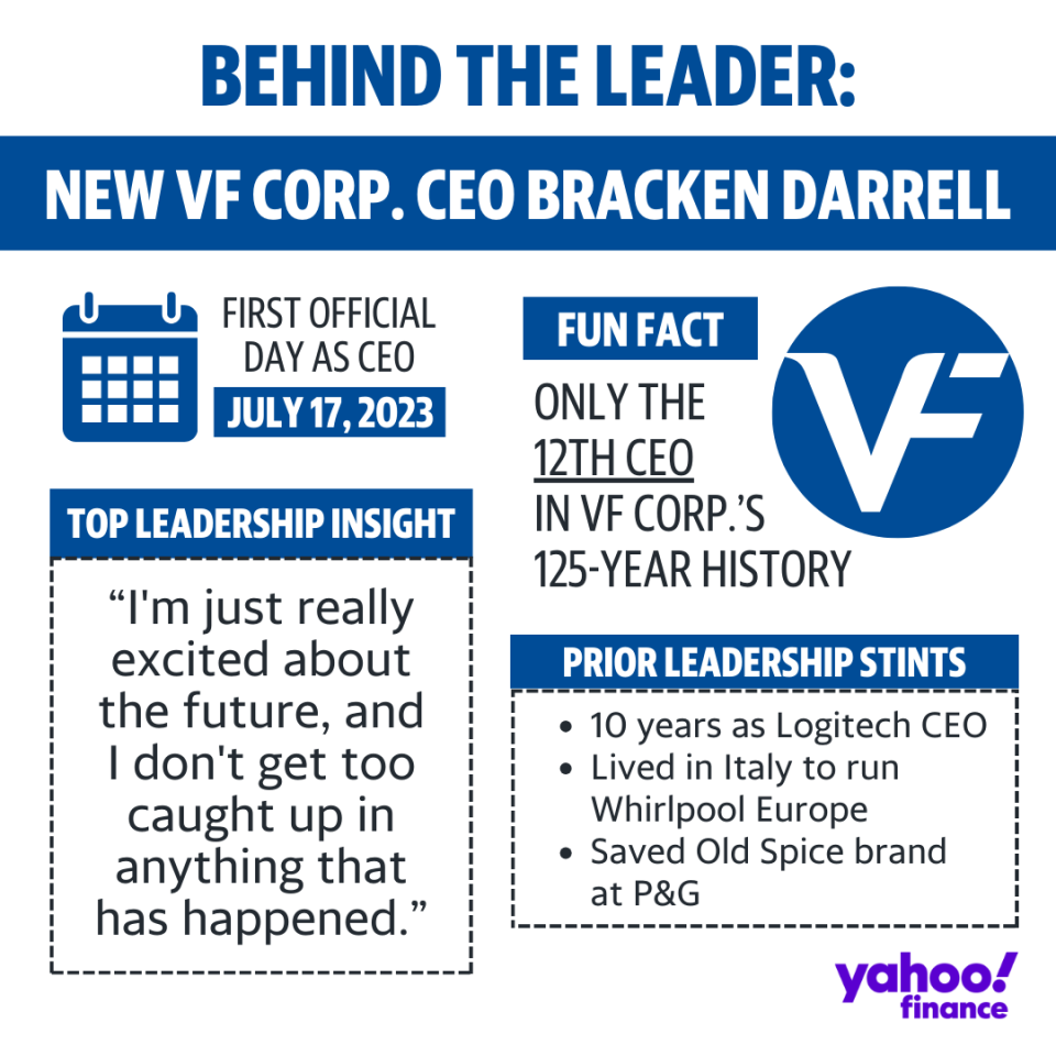Behind the leadership style of VF Corp. CEO Bracken Darrell.