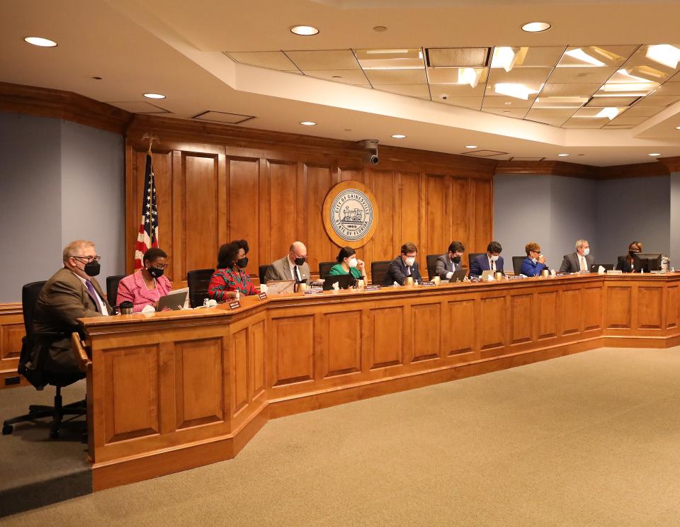 The City Commission meets at City Hall in Gainesville.