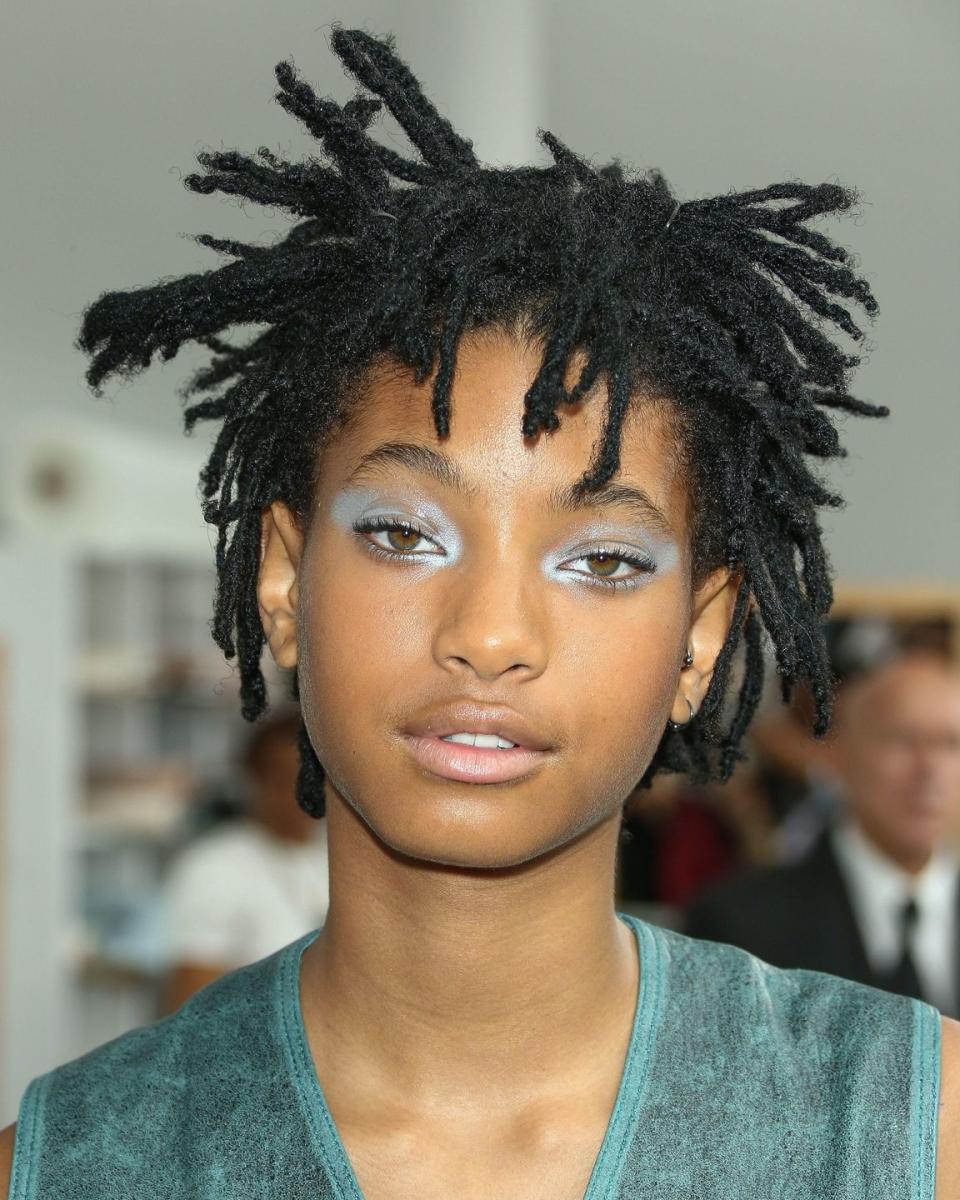 <p>A soft wash of pastel blue eyeshadow is a less scary way to embrace the trend.</p>