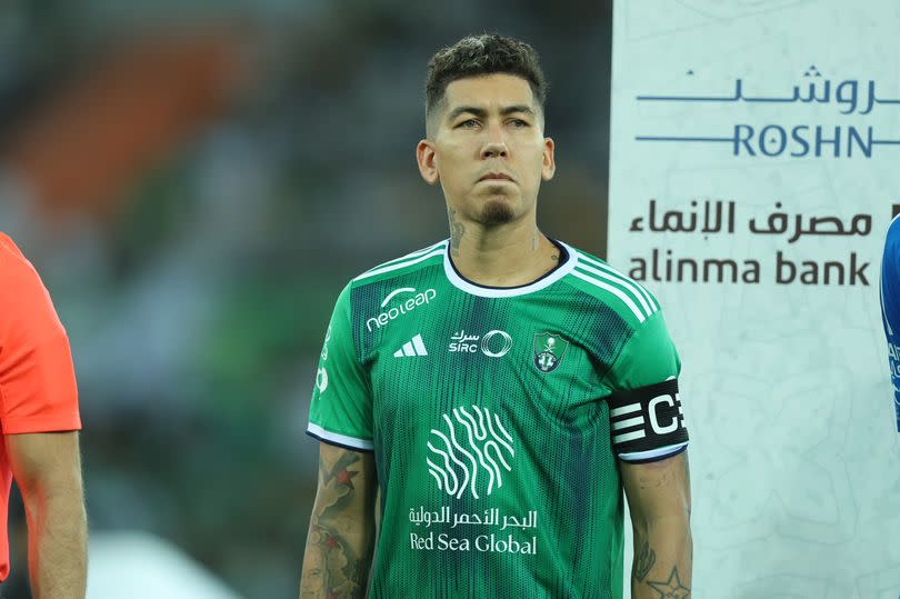 Former Liverpool forward Roberto Firmino