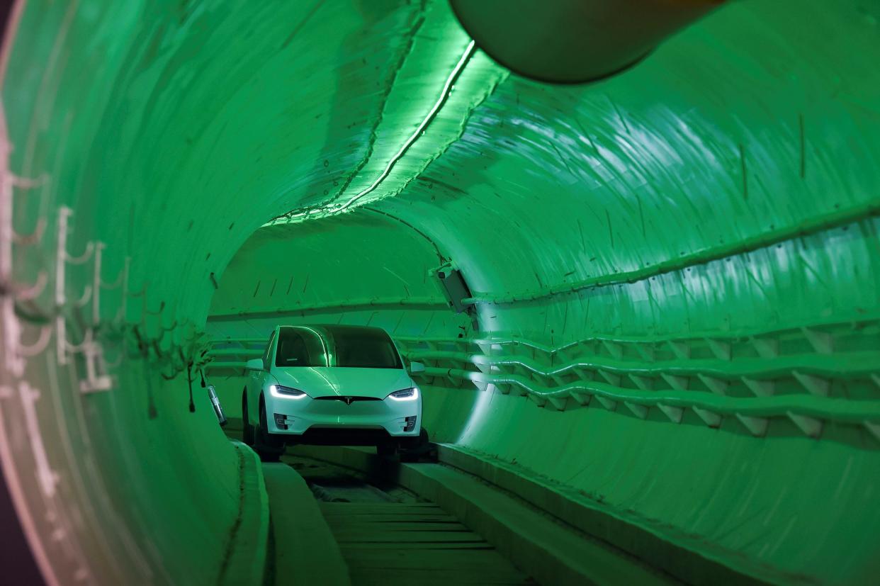 boring company tunnel tesla