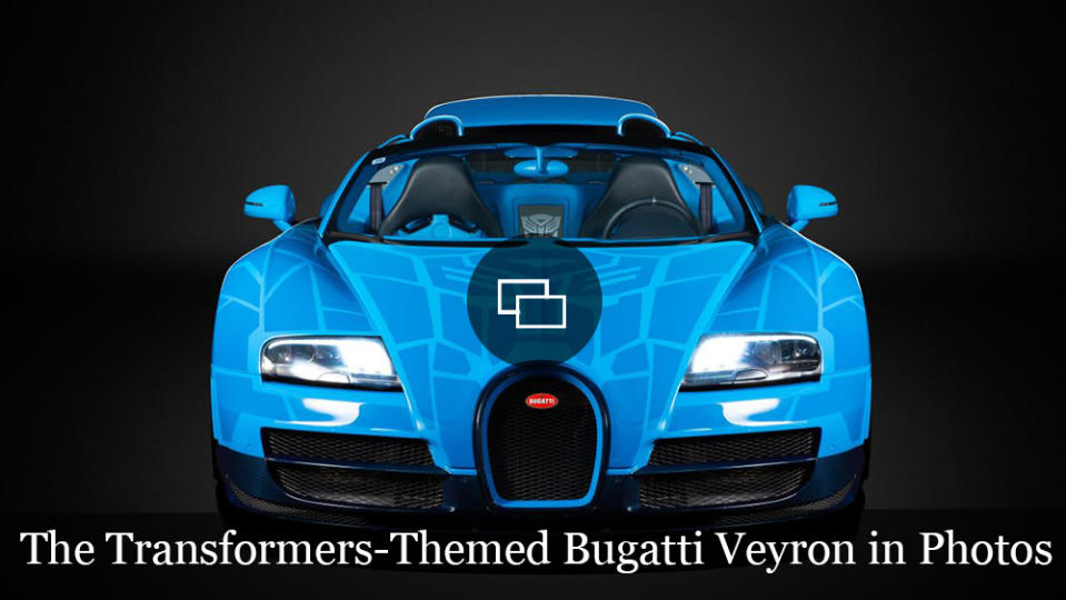 The Transformers-Themed Veyron Grand Sport Vitesse in Photos