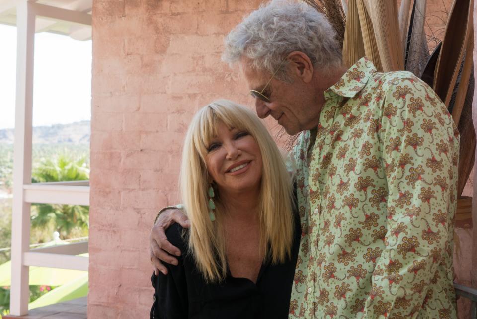 Suzanne Somers and her husband Alan Hamel.