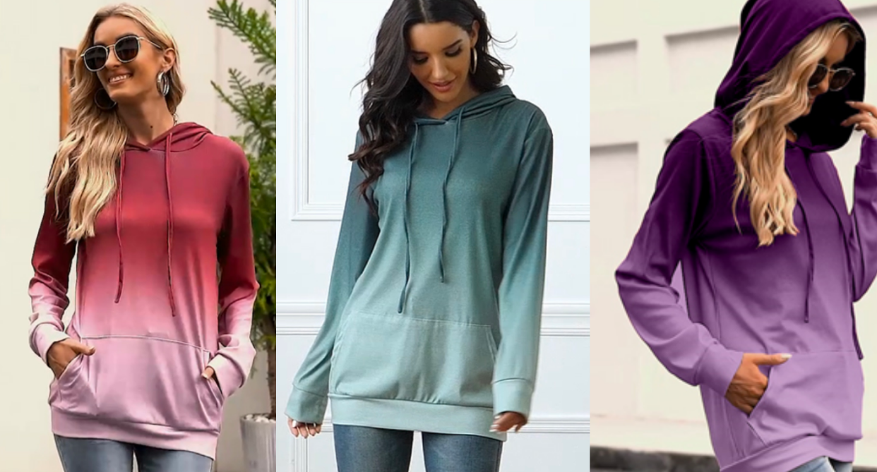 Amazon shoppers are loving the Onlypuff Women's Long Sleeve Pullover hoodie. 