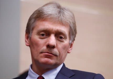 Kremlin spokesman Dmitry Peskov arrives for the meeting with officials of Rostec high-technology state corporation at the Novo-Ogaryovo state residence outside Moscow, Russia December 7, 2017. REUTERS/Sergei Karpukhin