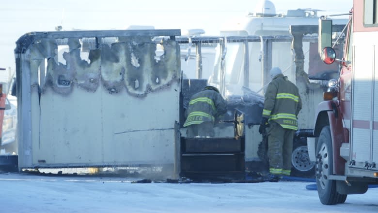 Fire causes 'substantial loss' at storage compound near Winnipeg