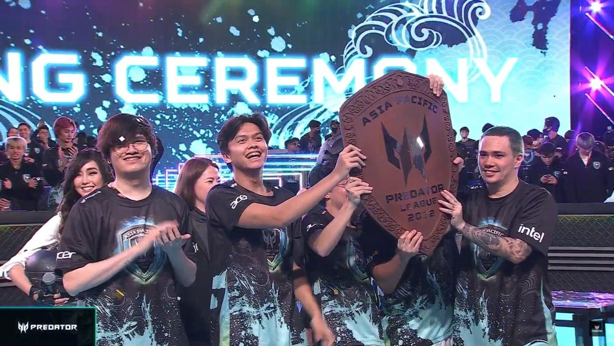 Polaris Esports won the Asia-Pacific Predator League 2022 Dota 2 competition in Tokyo, Japan after defeating fellow Filipino team Execration, 2-1, in the best-of-three grand finals. (Photo: Predator Gaming)