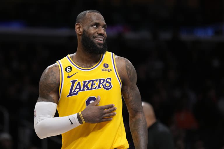 LeBron James, de los Lakers