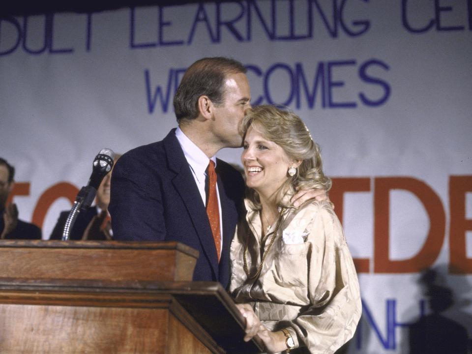 Joe Biden announces his candidacy in 1987.