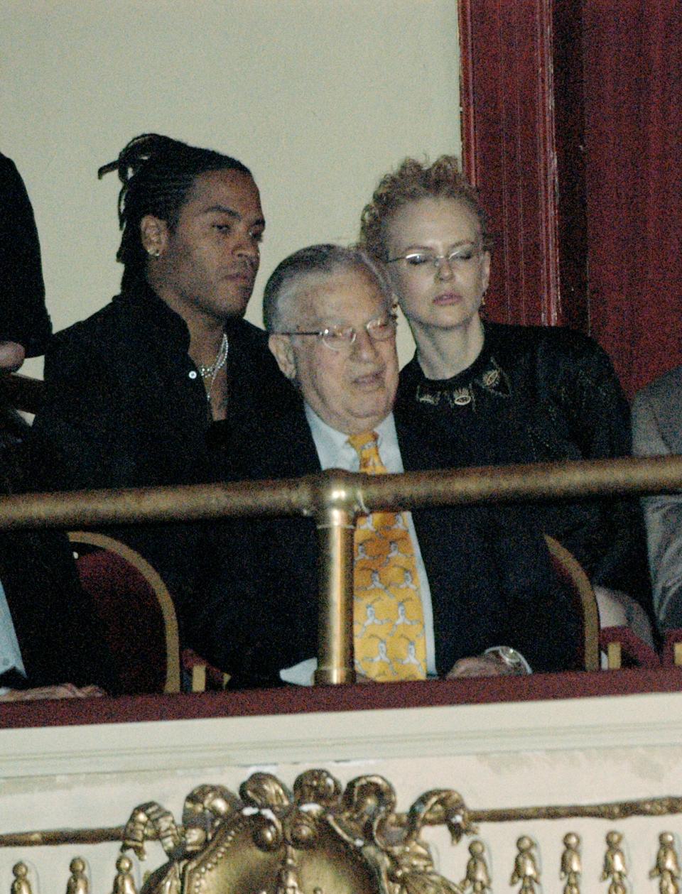 Lenny Kravitz and Nicole Kidman at the Apollo Theater