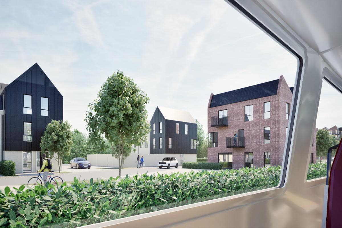 More objections have been submitted to plans for a Newburn Sidings housing estate near the railway line around Westcott and Rodbourne <i>(Image: Turley)</i>