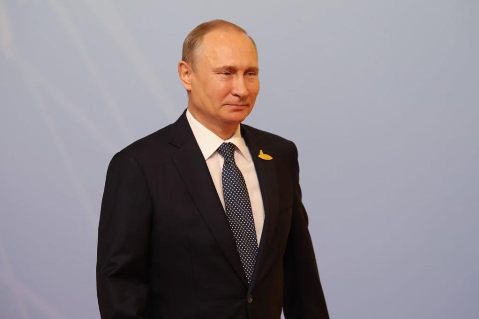 El presidente ruso Vladimir Putin acusó a los aliados occidentales de Ucrania de ser “agresivos” (PA Archive)