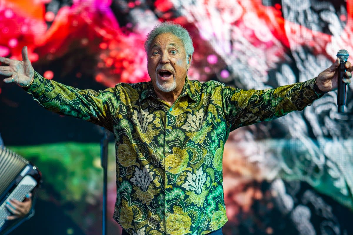 Sir Tom Jones has denied reports that he collapsed before a show on Tuesday  (Handout)