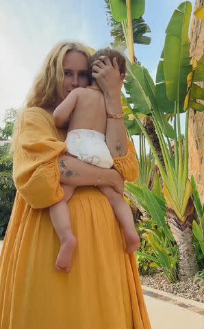 <p>Rumer Willis/Instagram</p> Rumer Willis with daughter Louetta in 2024