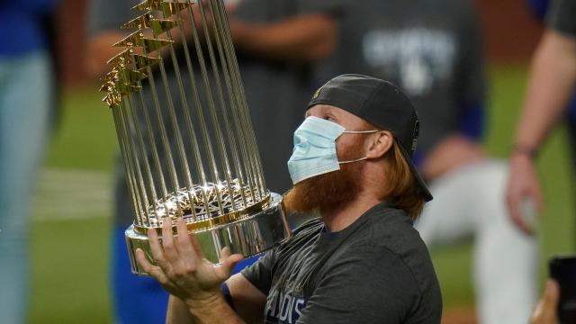 Justin Turner Taken to Hospital By Ambulance After Being Hit in