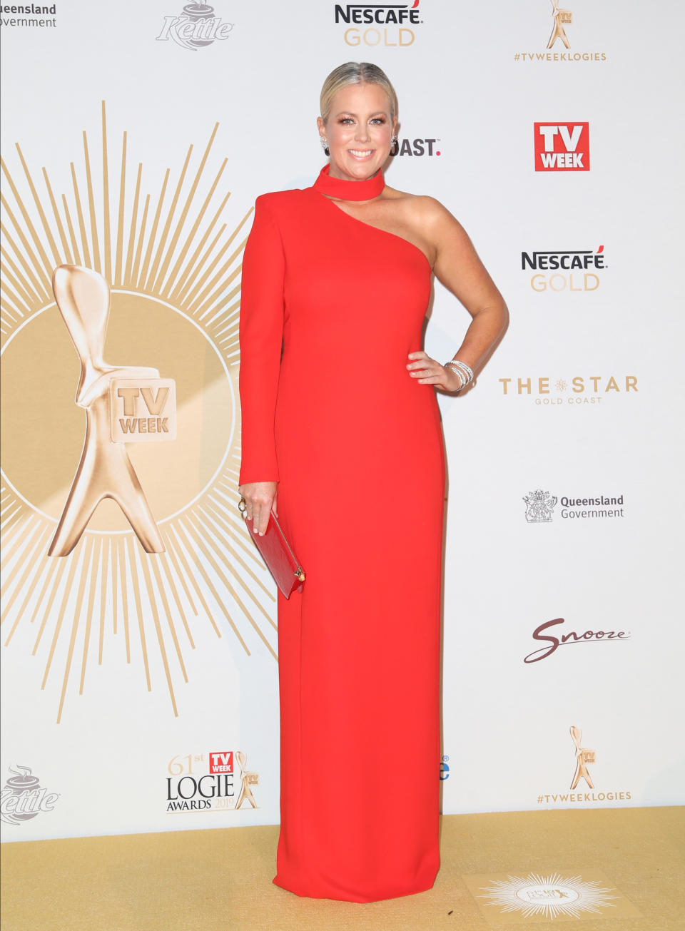 Samantha Armytage arrives at the 61st Annual TV WEEK Logie Awards at The Star Gold Coast on June 30, 2019 on the Gold Coast, Australia. (Photo by Faith Moran/Wireimage)