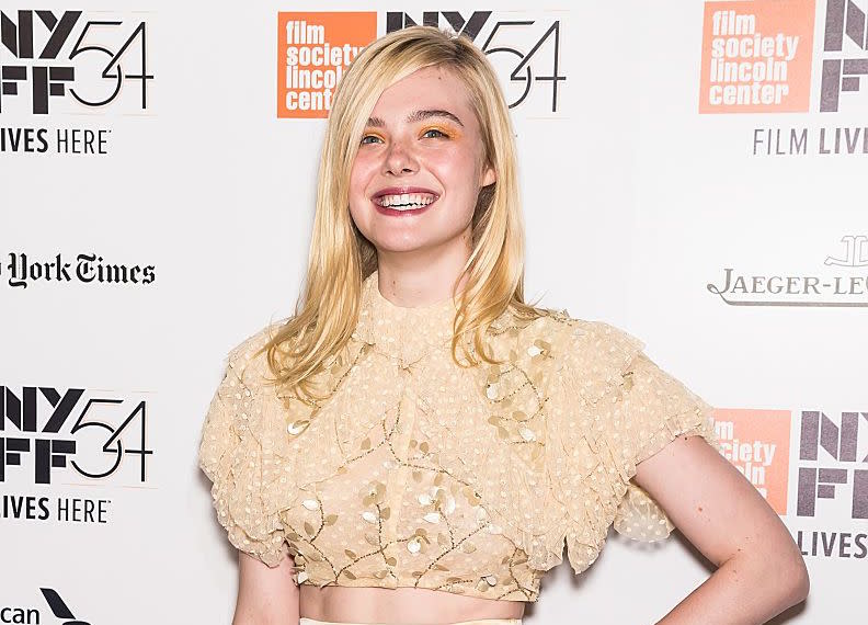 Elle Fanning’s reason for going barefoot at the airport totally makes sense