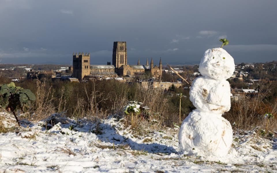 A view of Durham Cathedral from Observatory Hill