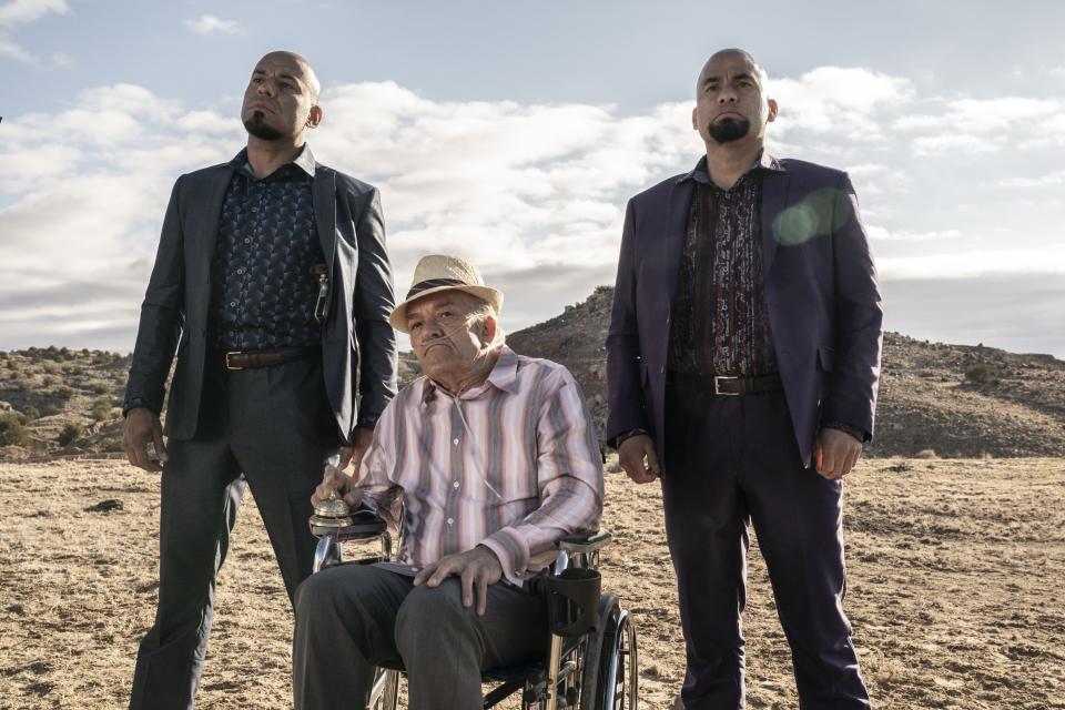From left: Luis Moncada, Mark Margolis and Daniel Moncada in ‘Better Call Saul’
