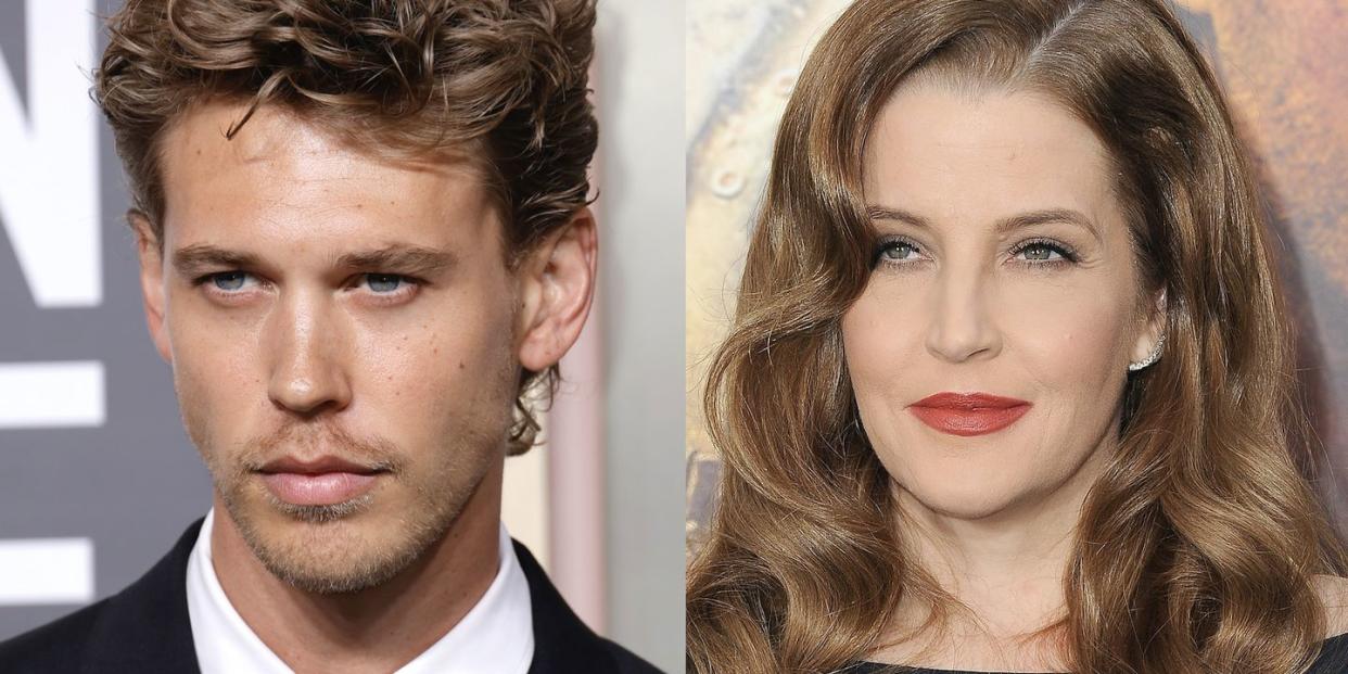 lisa marie presley death, 'elvis' star austin butler golden globes 2023