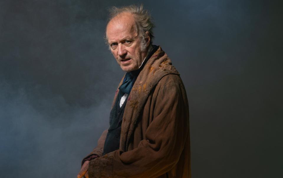 Bah-humbug: Adrian Edmonson as Scrooge in the RSC's A Christmas Carol - Hugo Glendinning © RSC