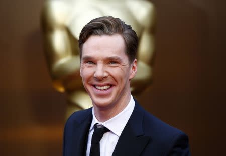 File photo - Actor Benedict Cumberbatch arrives at the 86th Academy Awards in Hollywood, California March 2, 2014. REUTERS/Lucas Jackson