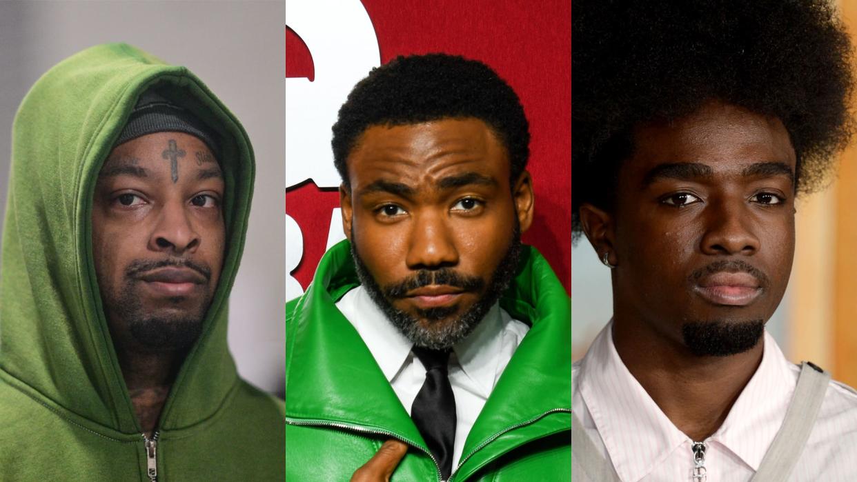 21 Savage, Donald Glover and Caleb McLaughlin