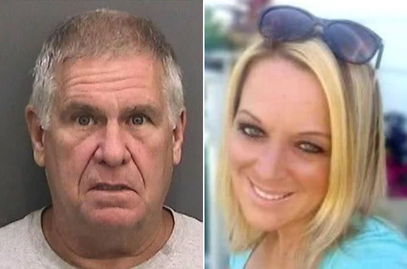 Robert Kessler, 69, left, is accused of killing Stephanie Crone-Overholts, right, and dumping her body parts into Tampa Bay.