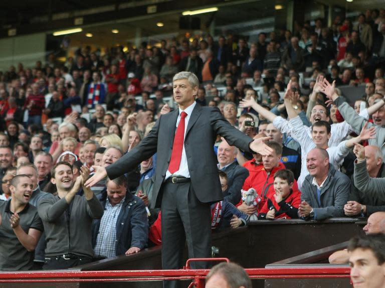 This weekend, it will be Old Trafford’s turn to wave a fond farewell to one of its more enduring foes, Arsene Wenger