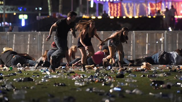 Festival goers near the scene. Source: Getty Images