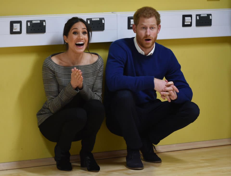 Bookies have slashed the odds on Prince Harry and Meghan Markle making a baby announcement in the coming year. Photo: Getty Images