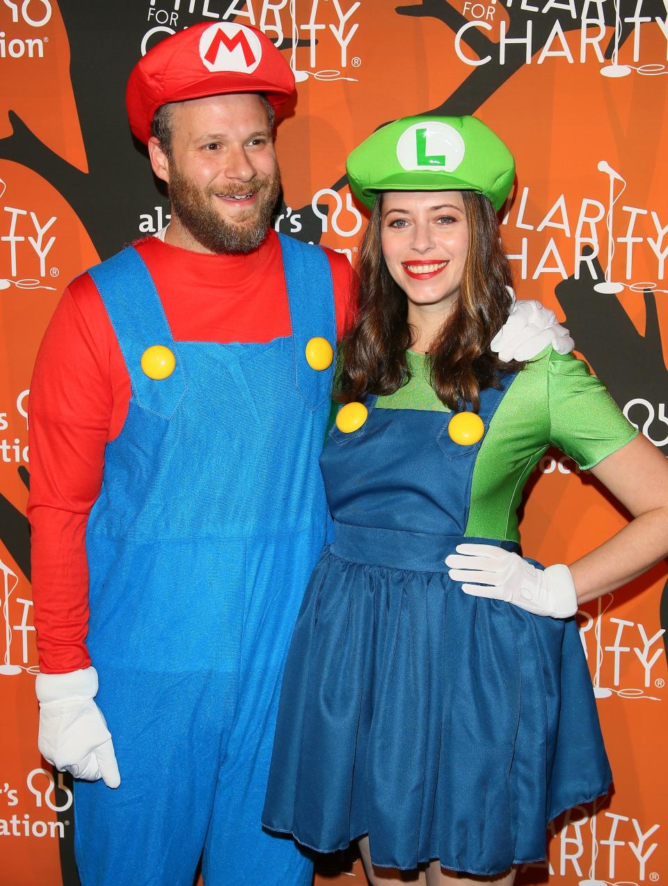 Seth Rogen and Lauren Miller: Mario and Luigi