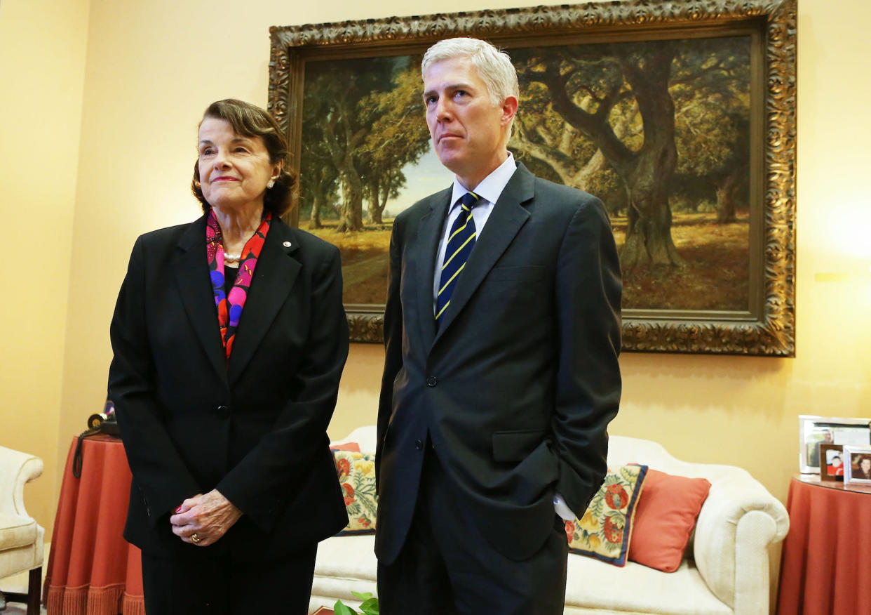 neil gorsuch diane feinstein