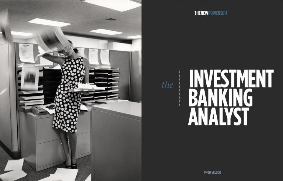 The investment-banking analyst